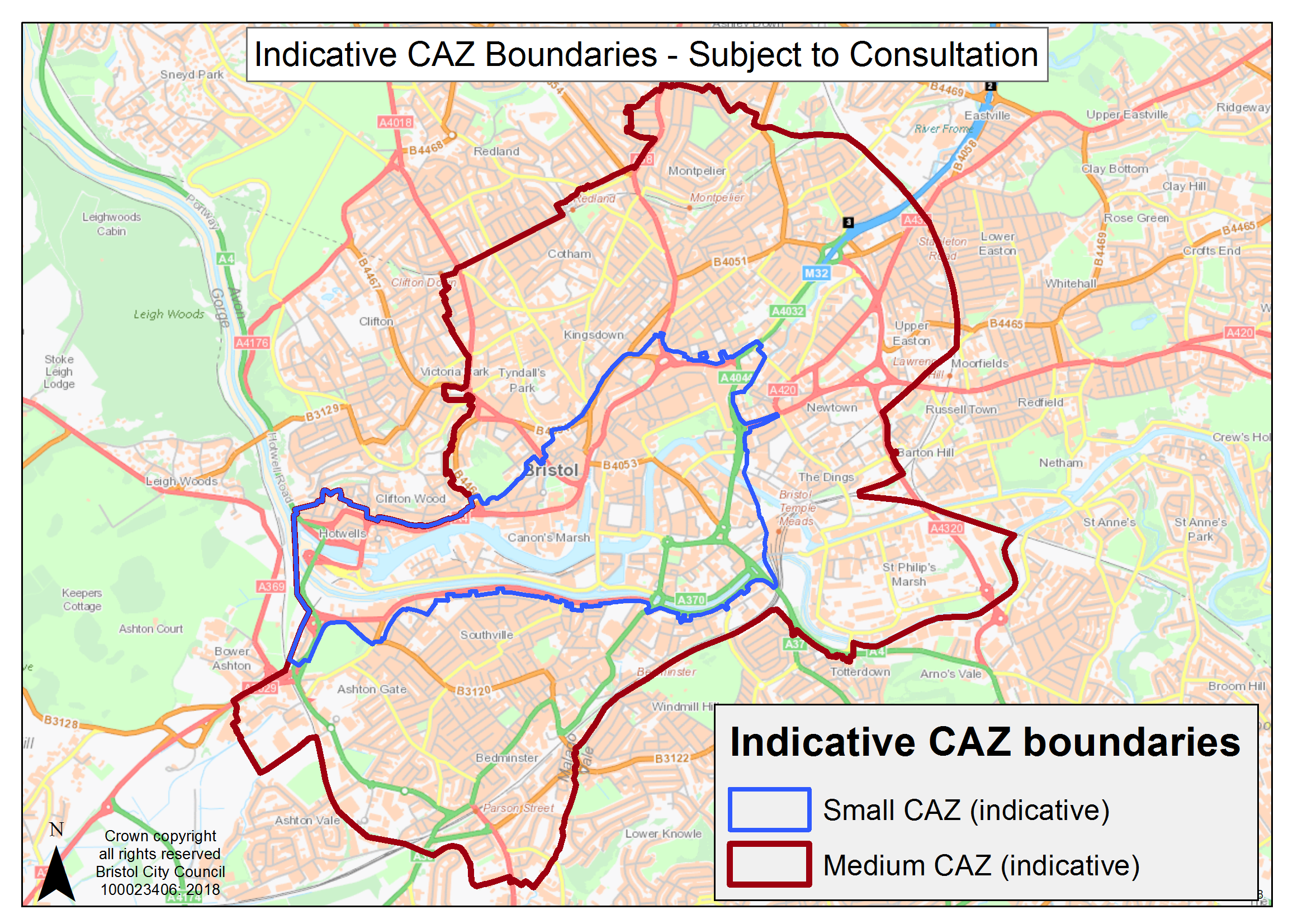 Clean Air Zone Map